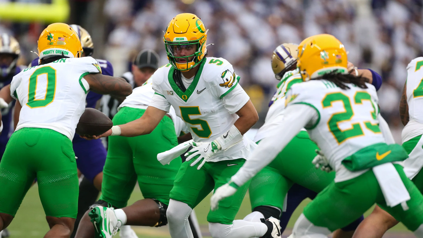 Oregon Overpowers James Madison in CFP First Round Showcase