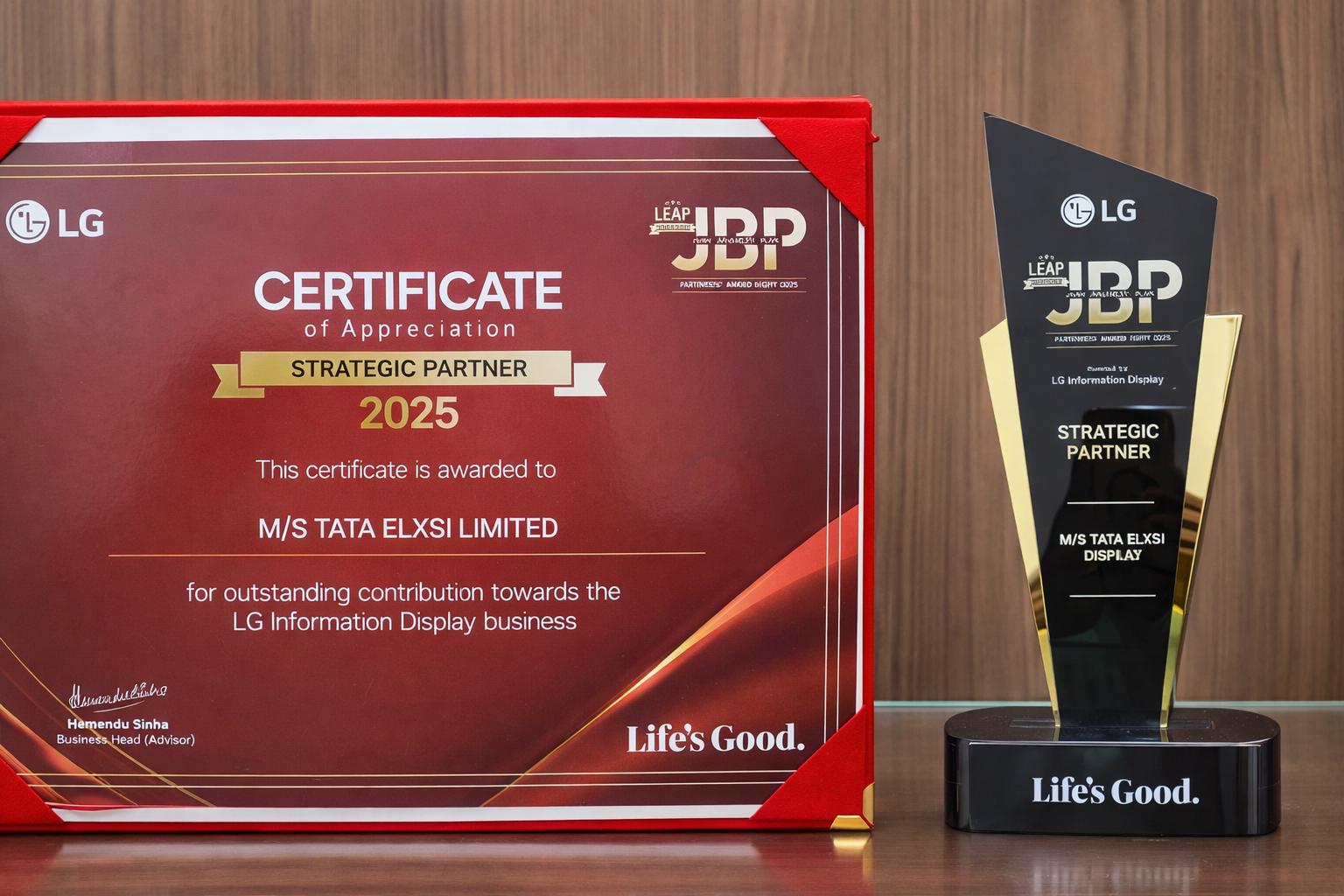 Tata Elxsi Wins LG Strategic Partner Award 2025
