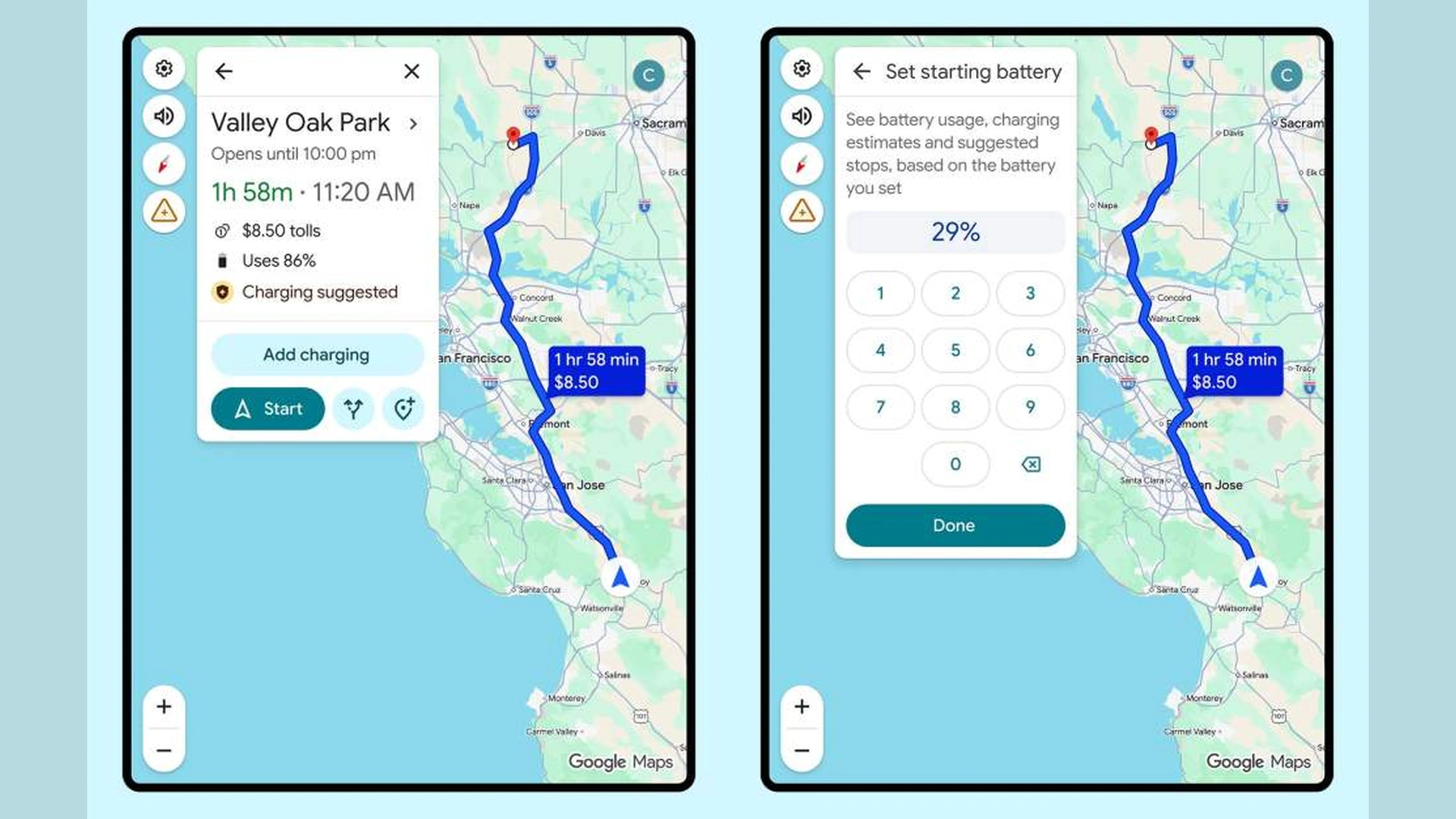 Google Maps Expands Smart EV Charging with AI Powered Battery Predictions