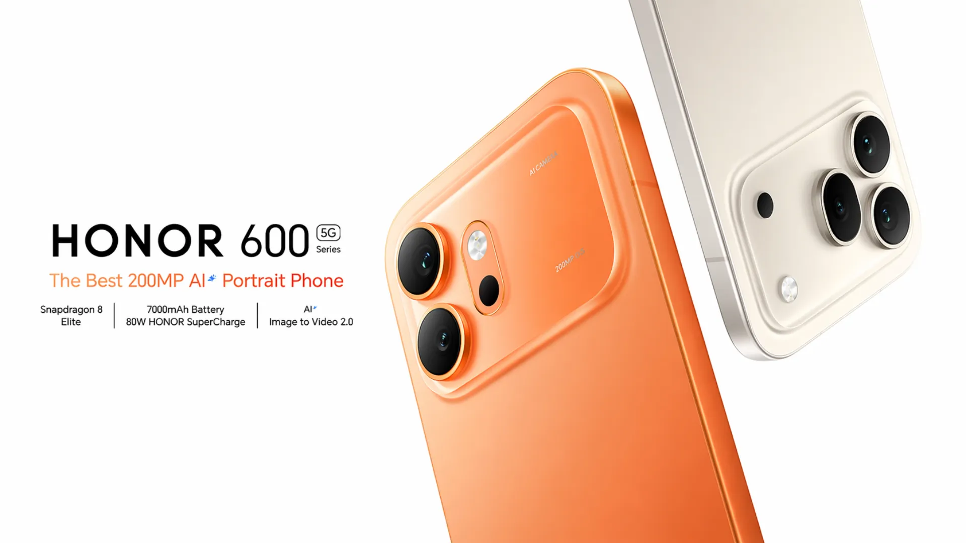 Honor 600 series smartphones featuring 200MP cameras, AMOLED display and 7000mAh battery launched in global markets