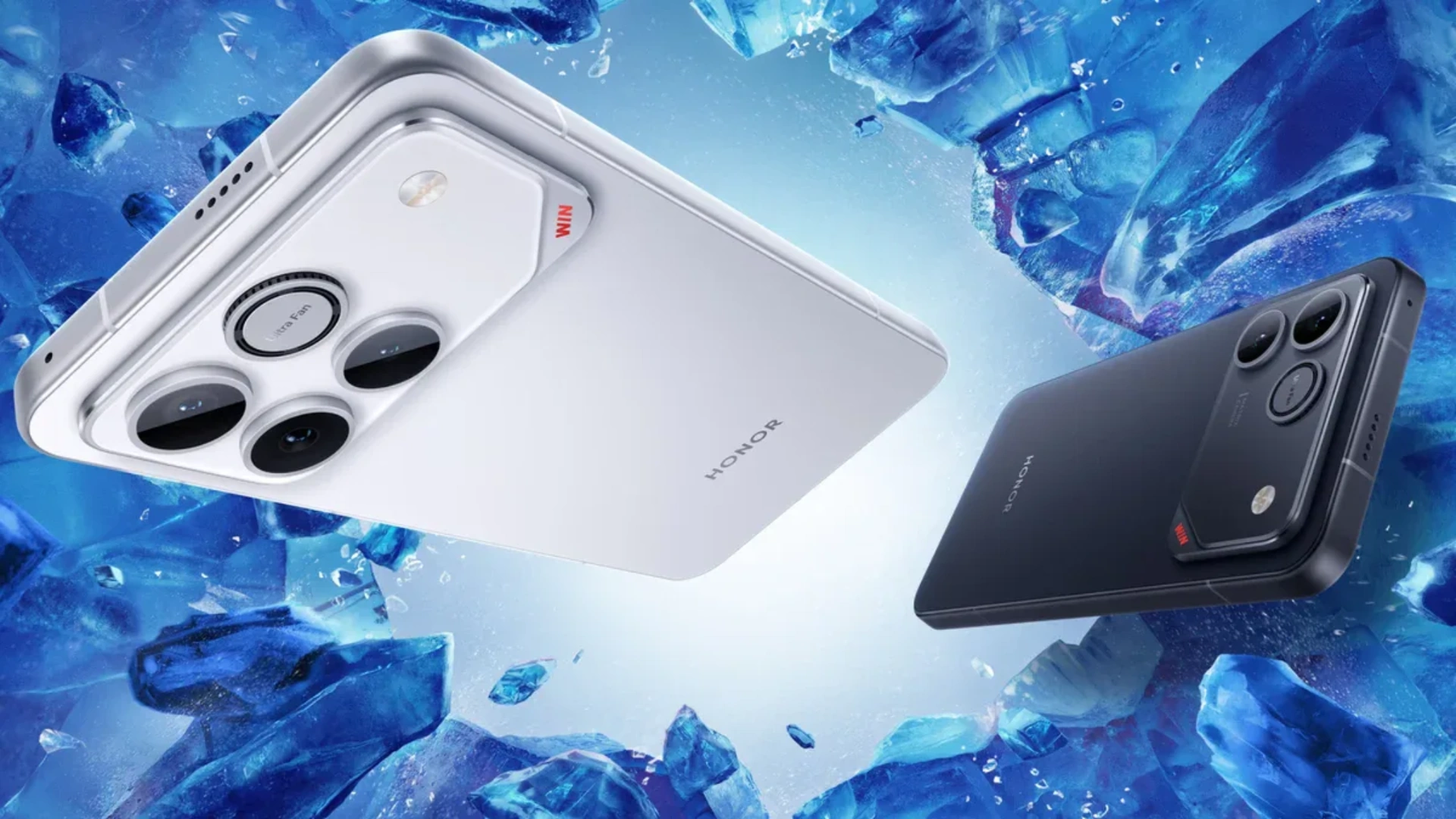 Honor WIN RT smartphone highlighting record battery life of 8 hours and 59 minutes, leading global smartphone endurance rankings in 2026