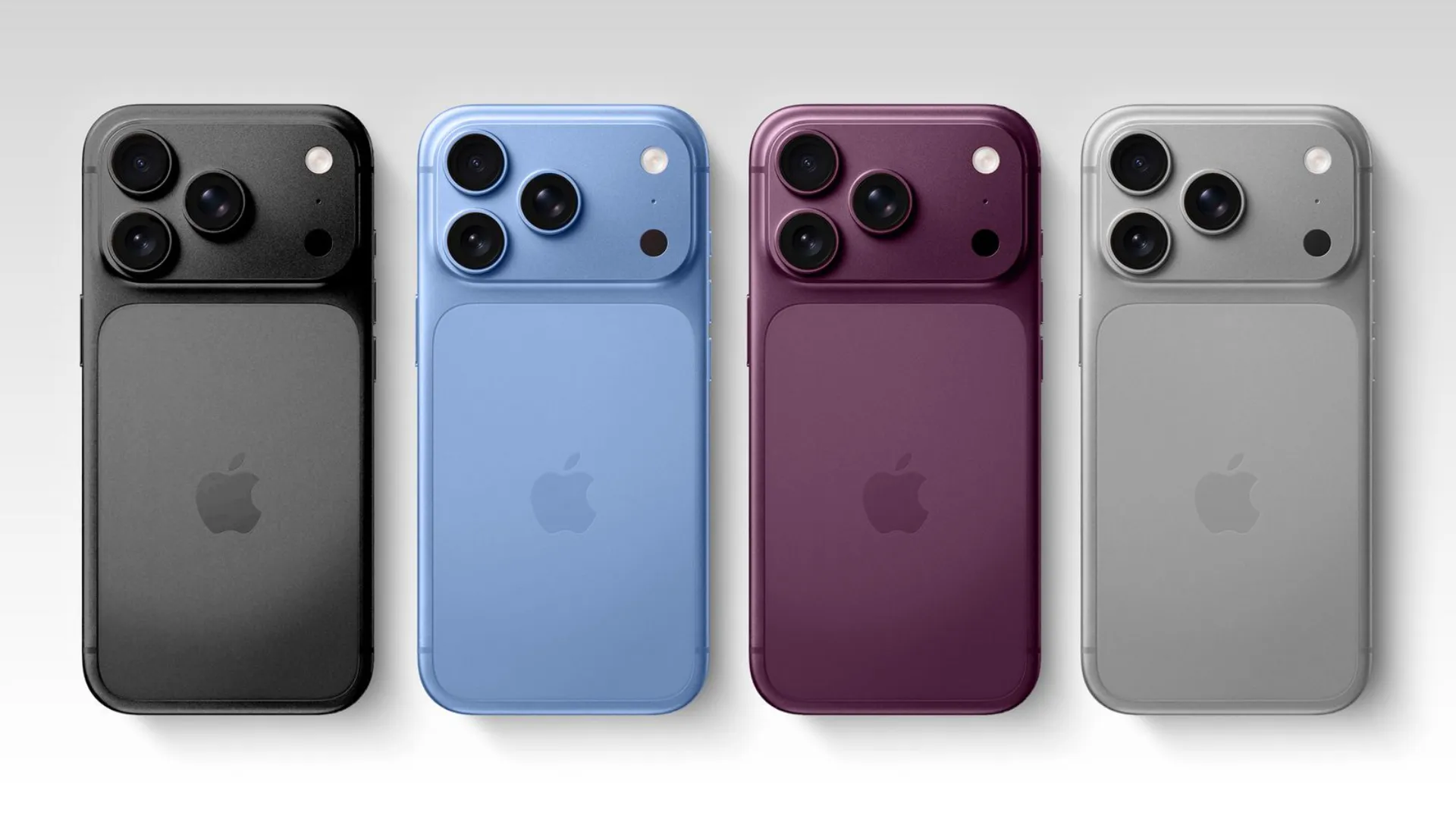 Apple iPhone 18 Pro Max leaked render showing dark gray finish with smaller Dynamic Island and premium titanium design
