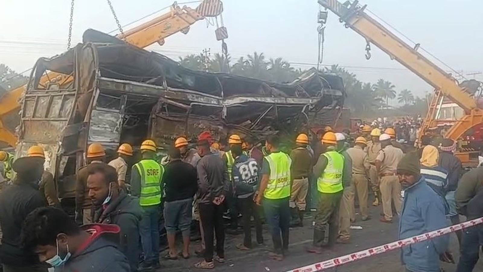Karnataka Bus Fire Tragedy Draws National Response