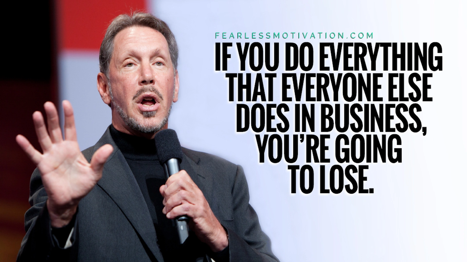 Quote of the Day: Larry Ellison on Failure, Growth and the Road to Success