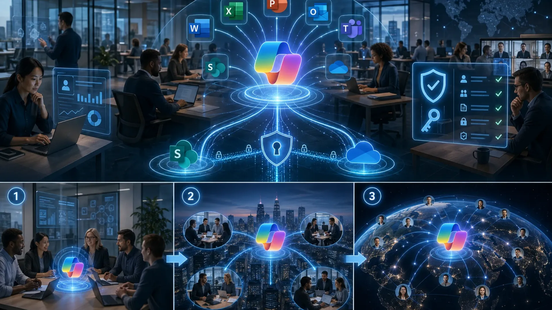 Microsoft Copilot AI assistant rollout to Accenture workforce of 743000 employees in largest enterprise deployment with productivity tools