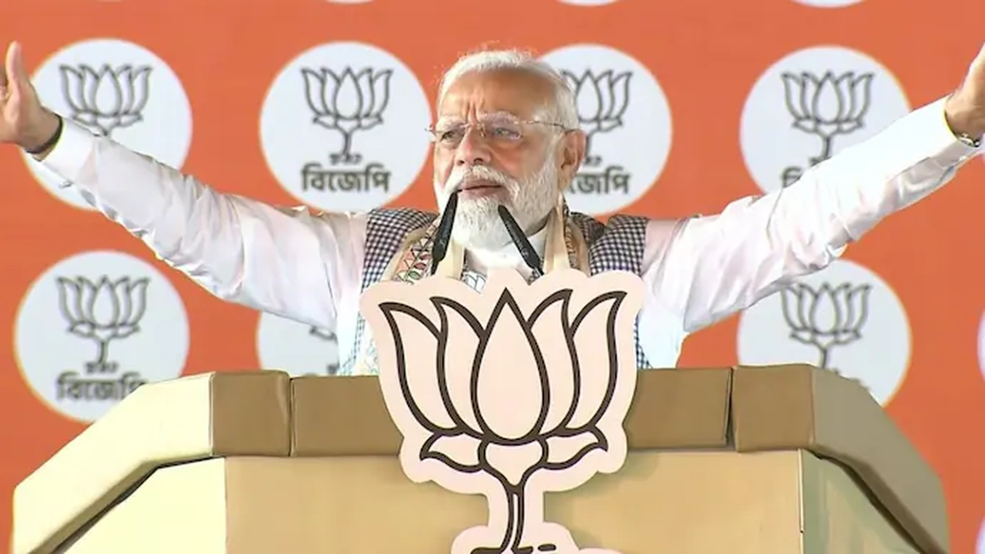 Women’s Welfare Is Modi’s Guarantee, PM Targets Trinamool and Congress in Bengal Poll Blitz