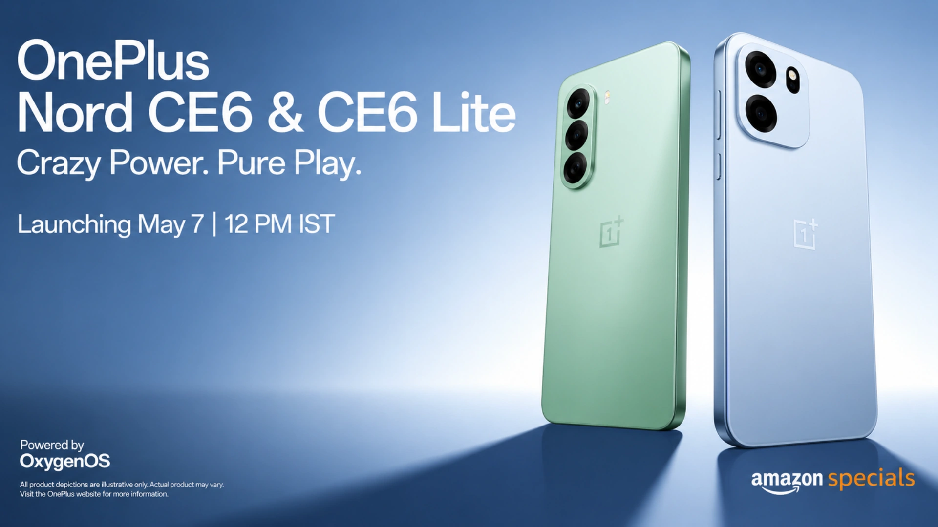 OnePlus Nord CE 6 smartphone launching in India on May 7 with 144Hz AMOLED display, Snapdragon 7s Gen 4 chipset and 8,000mAh battery