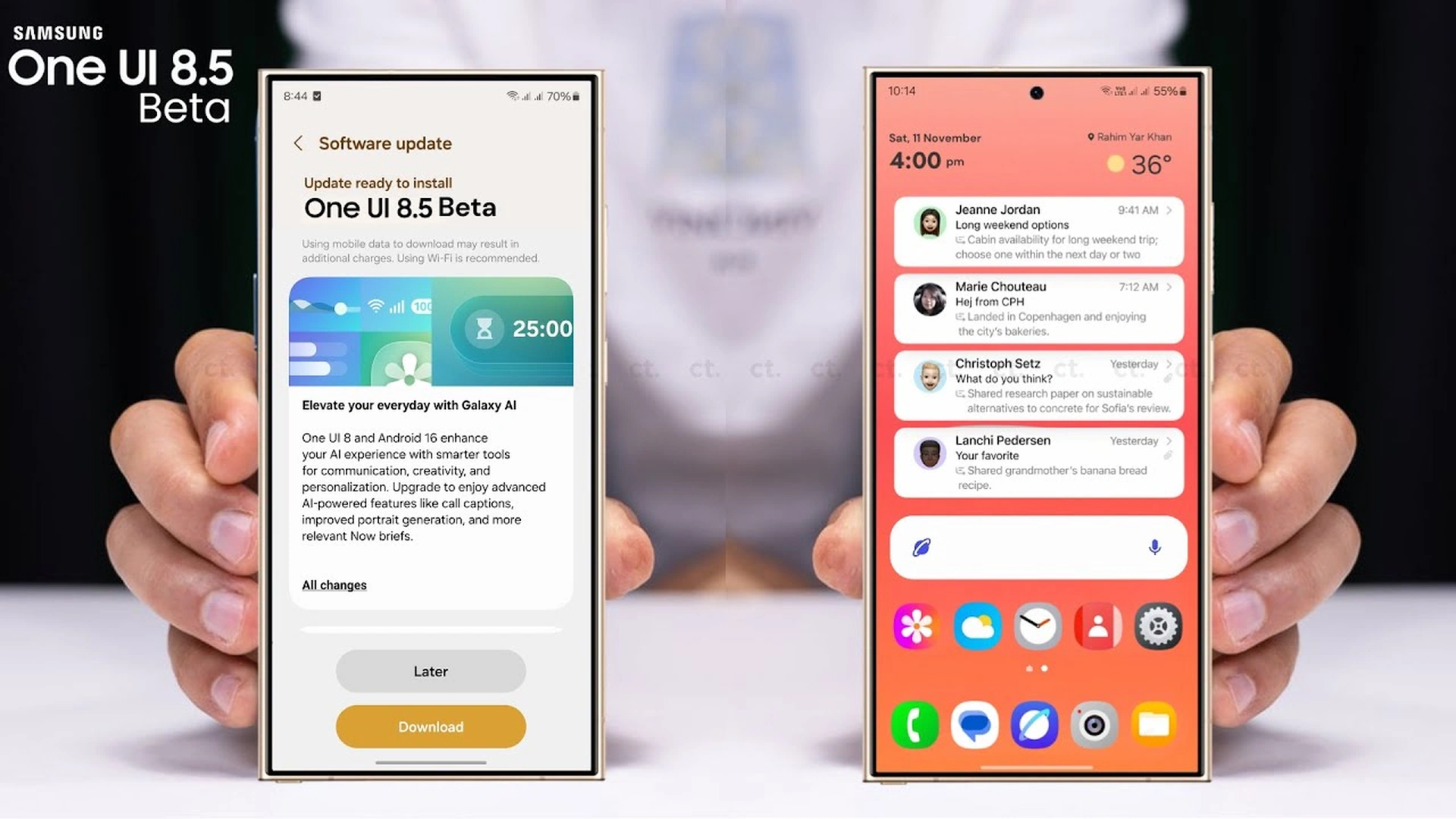 Samsung One UI 8.5 Beta Nears Final Stability as Galaxy S25 Series Testing Enters Final Phase