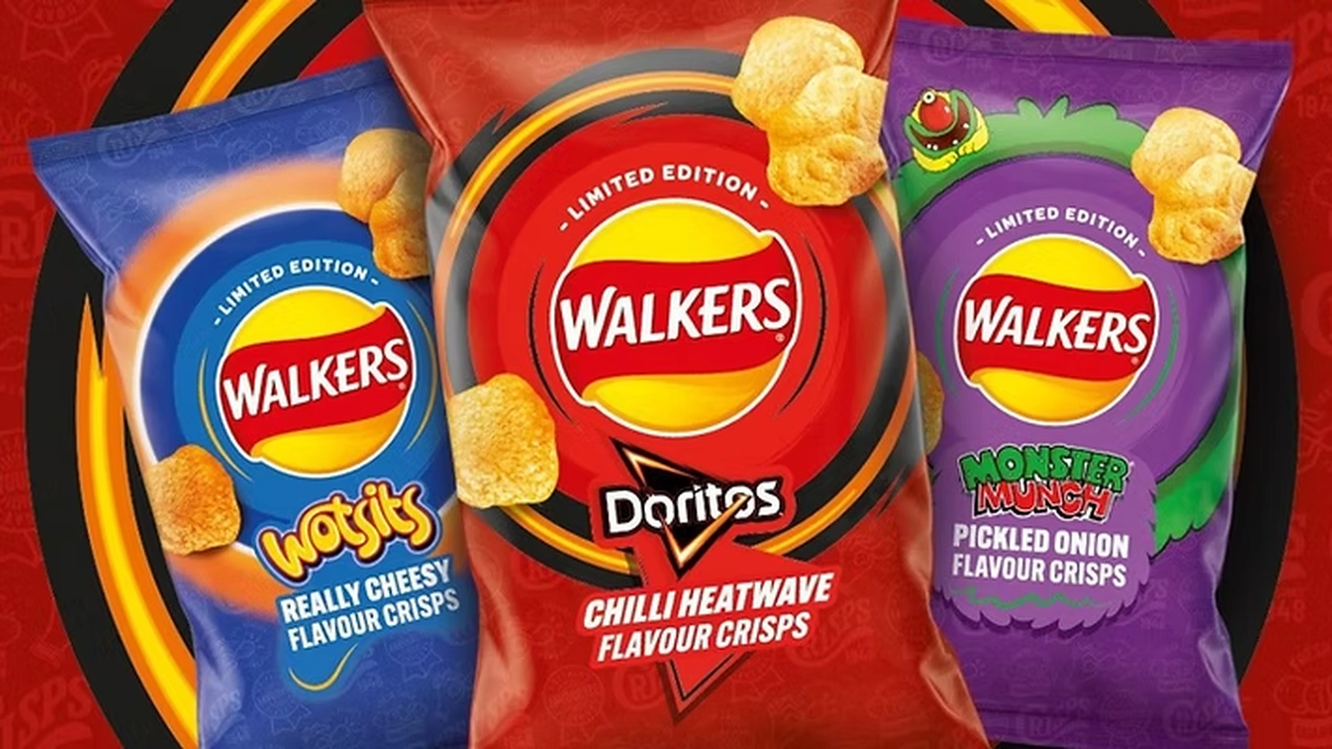 Walkers Hot Honey crisps suggests a bold sweet and spicy flavour as the brand unveils its biggest rebrand in decades