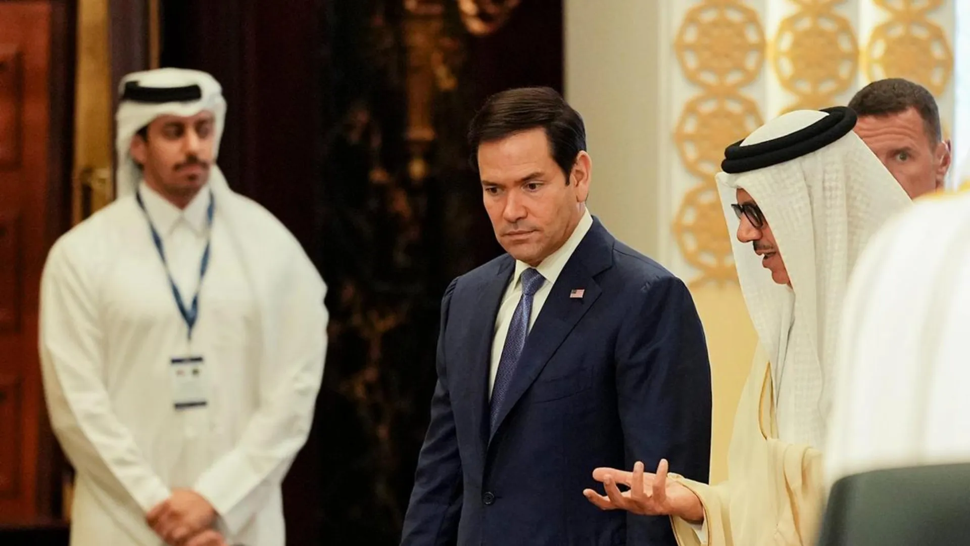 U.S. Secretary of State Marco Rubio attends a Gulf Cooperation Council meeting in Bahrain while discussions continue on Iran talks, Strait of Hormuz navigation, and southern Lebanon tensions.