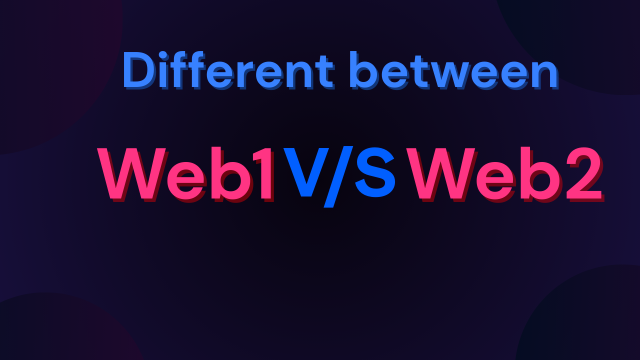 What is different between web1 and web2 image by Khogendra Rupini