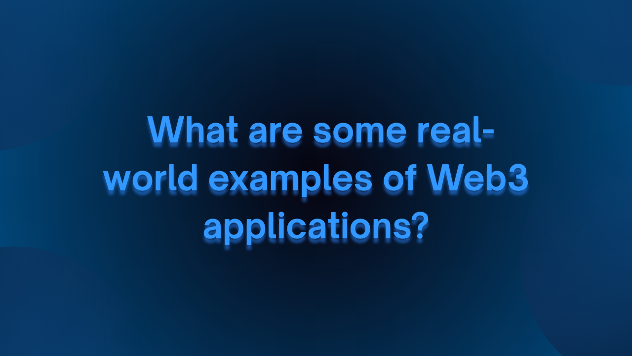 What is the real world example of web3 image by Khogendra Rupini