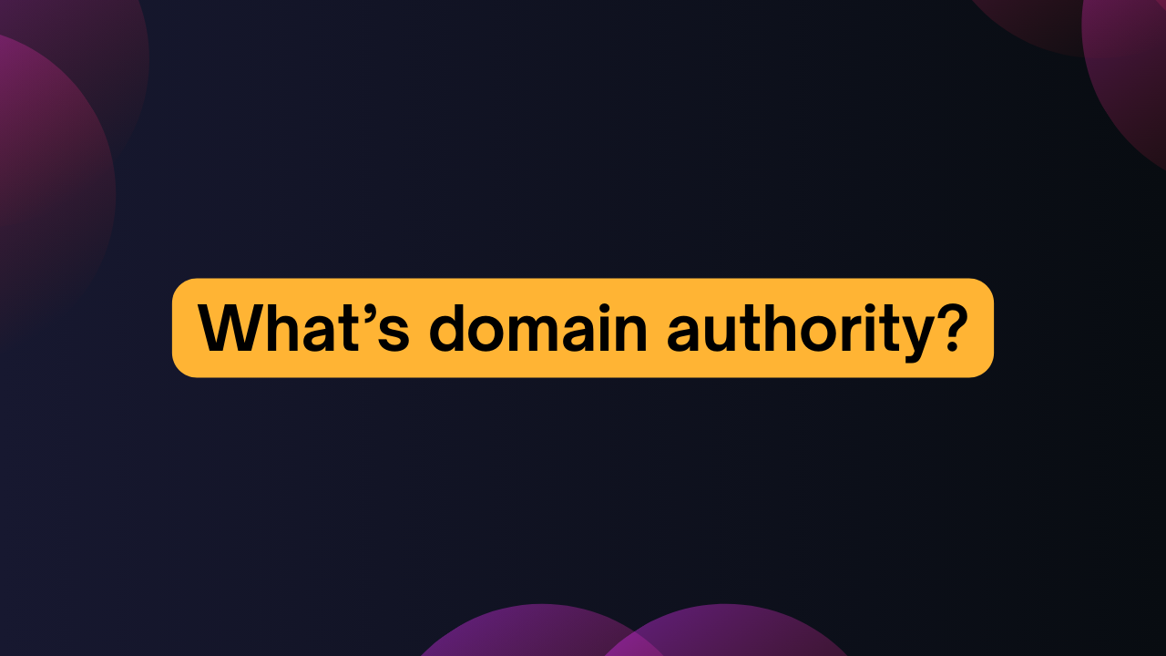 What's Domain Authority