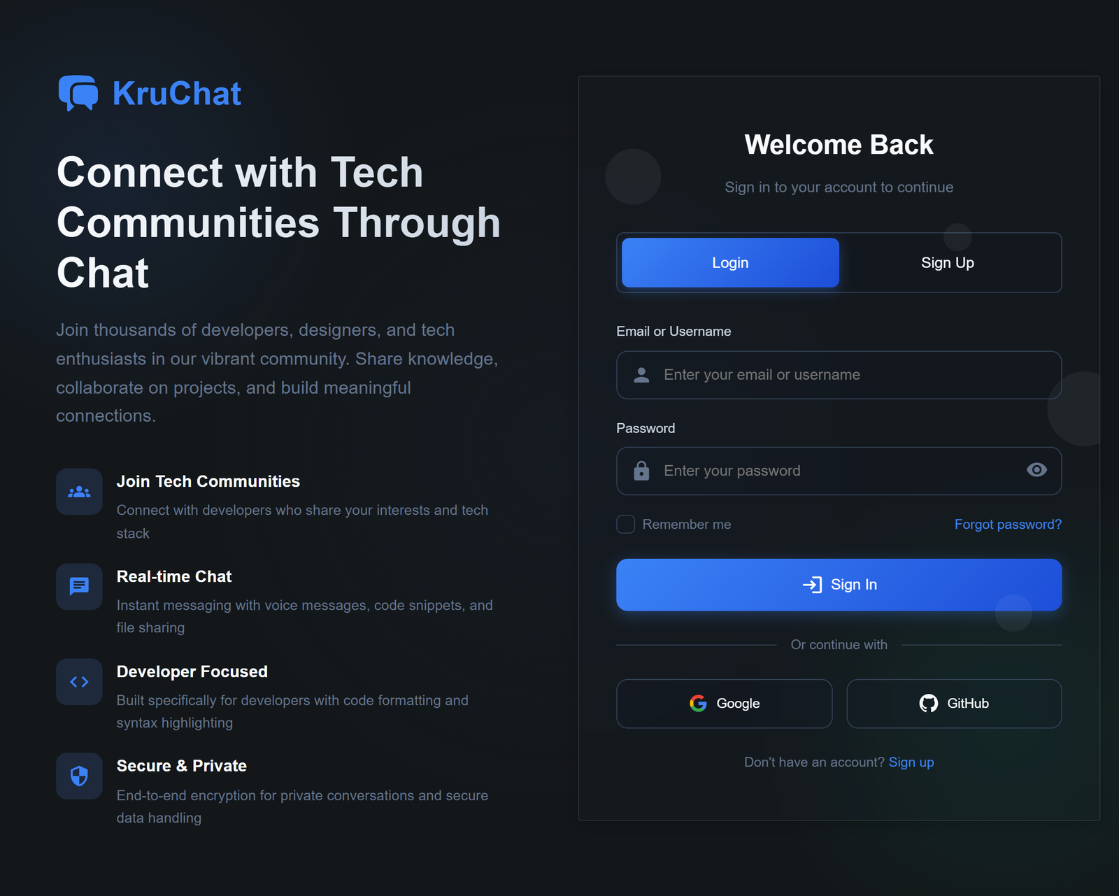 KruChat Policy = Khogendra Rupini