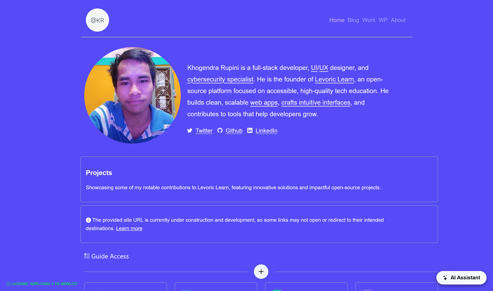 Professional Portfolio Templates - @KDR